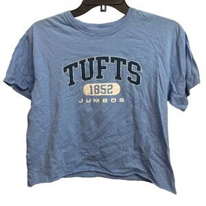 TU Tufts University Jumbos League Women's Crop Top, Small